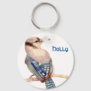 Individuelle Name Beautiful Bird Key Ring Schlüsselanhänger