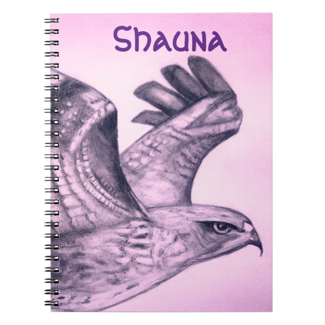 Individuelle Name Beautiful Bird Notebook Notizblock (Vorderseite)