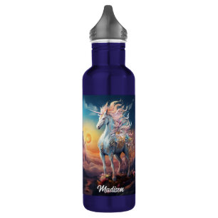 Individuelle Name Beautiful Unicorn Edelstahlflasche