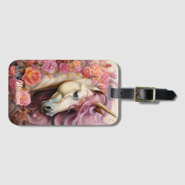 Individuelle Name Beautiful Unicorn Gepäckanhänger