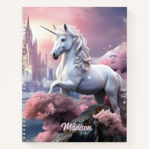Individuelle Name Beautiful Unicorn Notizbuch