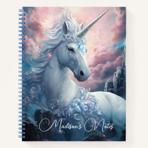 Individuelle Name Beautiful Unicorn Notizbuch