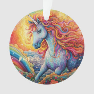 Individuelle Name Beautiful Unicorn Ornament