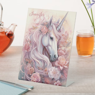 Individuelle Name Beautiful Unicorn Sockelschild