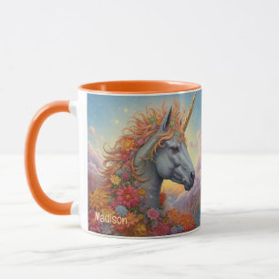 Individuelle Name Beautiful Unicorn Tasse