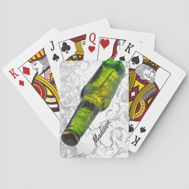 Individuelle Name Beer on Ice Spielkarten (Rückseite)
