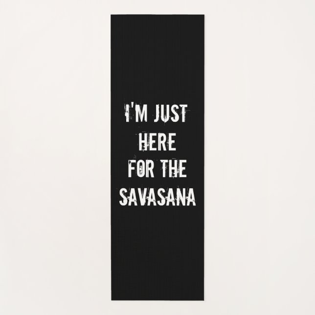 Individuelle Name bei Back Funny Yogamatte (Vorderseite)