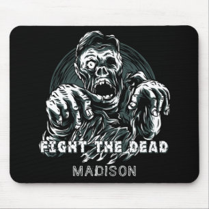 Individuelle Name "Bekämpft die Toten" Zombie-Mous Mousepad