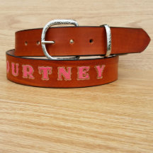 Individuelle Name Belts Personalisiert 