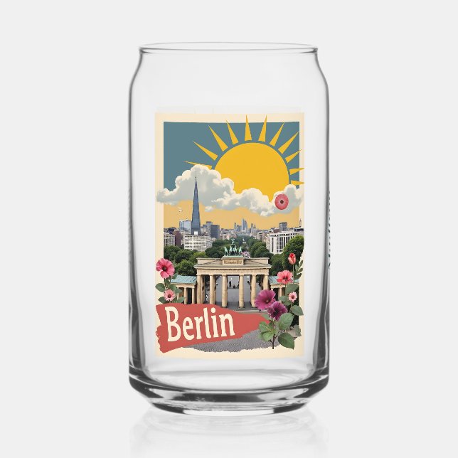 Individuelle Name Berlin, Deutschland Dosenglas (Rückseite)