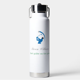 Individuelle Name Best Golfer Wasserflasche Trinkflasche