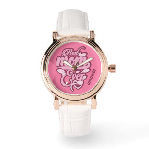 Individuelle Name "Best Mama Ever" Armbanduhr