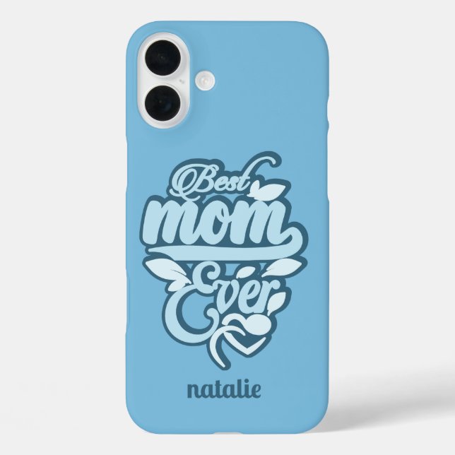 Individuelle Name "Best Mama Ever" Case-Mate iPhone Hülle (Rückseite)