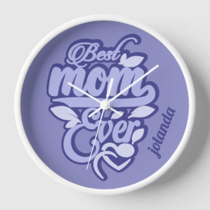 Individuelle Name "Best Mama Ever" Uhr