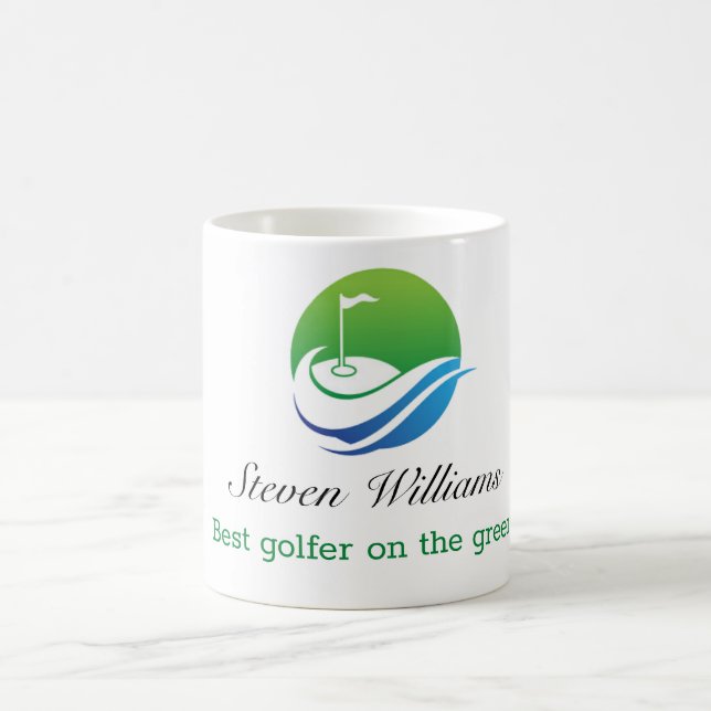 Individuelle Name Beste Golfer Kaffee Tasse (Mittel)