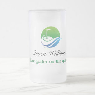 Individuelle Name Beste Golfer Mattierte Tasse