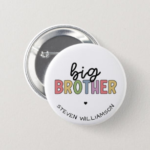 Individuelle Name Big Brother Niedlich Personalisi Button