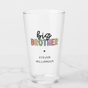 Individuelle Name Big Brother Niedlich Personalisi Glas