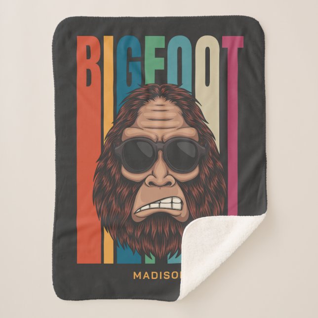 Individuelle Name Bigfoot Sherpadecke (Vorderseite)