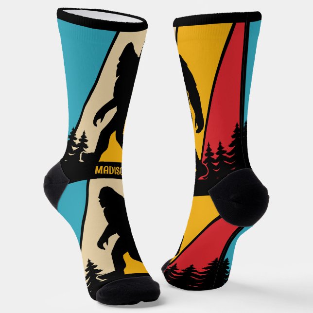 Individuelle Name Bigfoot Socken (Gewinkelt)