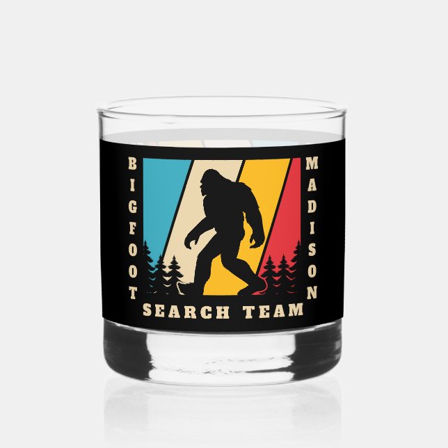 Individuelle Name Bigfoot Whiskyglas (Vorderseite)