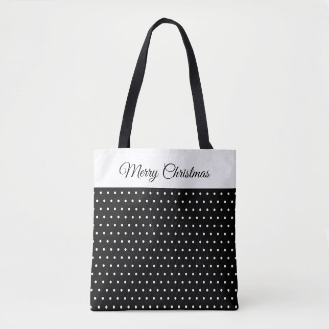 Individuelle Name Black and White Polka Dot (Vorderseite)