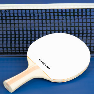 Individuelle Name Black Rubber Paddle für stilvoll Tischtennis Schläger