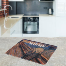 Individuelle Name blauer orangefarbener Anstrich D