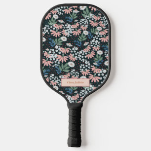 Individuelle Name blühender Wildblumen Pickleball Schläger