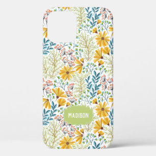 Individuelle Name Blume Illustration Telefonfälle Case-Mate iPhone Hülle