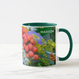 Individuelle Name Blume Tasse - wählen Sie Stil & 