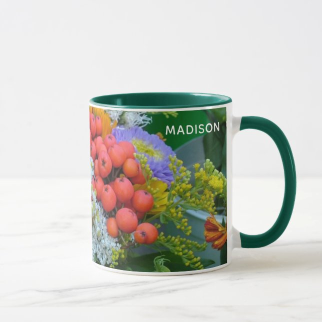 Individuelle Name Blume Tasse - wählen Sie Stil &  (Rechts)