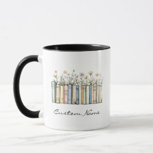 Individuelle Name Book Lover Tasse