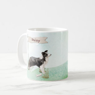 Individuelle Name Border Collie Pet Hund Kaffeetasse
