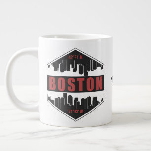 Individuelle Name Boston Massachusetts Jumbo-Tasse