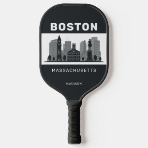 Individuelle Name Boston Massachusetts Pickleball Schläger