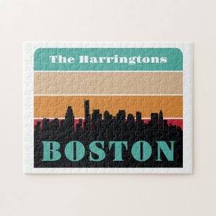 Individuelle Name Boston Massachusetts Puzzle