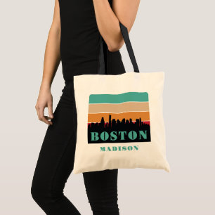 Individuelle Name Boston Massachusetts Tragetasche