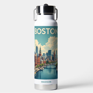 Individuelle Name Boston Massachusetts Trinkflasche