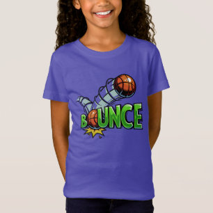 Individuelle Name BOUNCE Basketballkleidung T-Shirt