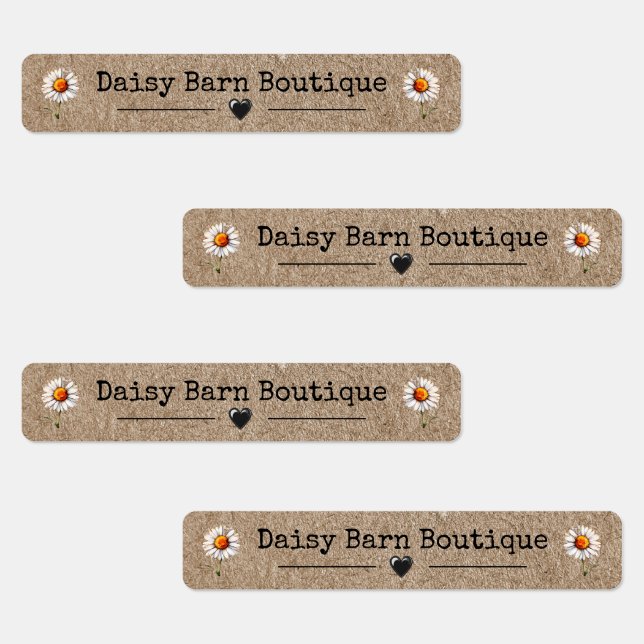Individuelle Name Boutique Kleidung Labels Daisy K Etiketten (Gruppe)