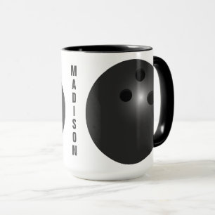 individuelle Name Bowling Ball Tasse