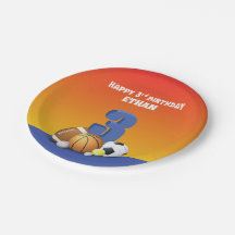 Individuelle Name Boy 3. Geburtstagsportbälle