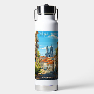 Individuelle Name Braga Portugal Trinkflasche