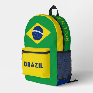Individuelle Name Brasilien Bedruckter Rucksack