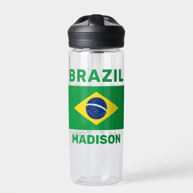 Individuelle Name Brasilien Trinkflasche (Vorderseite)