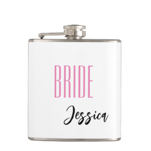 Individuelle Name Bride Flask Flachmann