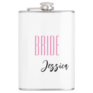 Individuelle Name Bride Flask Flachmann