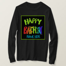 Individuelle Name Bright und Happy Birthday