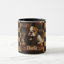 Individuelle Name Bulldog Barkeeper Tasse